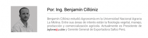 Ing. Benjamín Cillóniz, presidente de Inform@cción